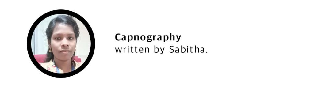 Capnography written by Sabitha